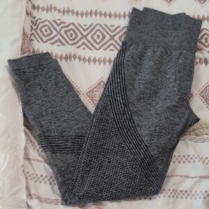 SHEIN Gray High-Waist Seamless Leggings
